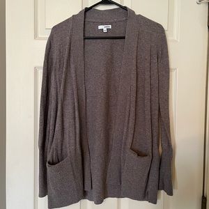 Sonoma Brownish Gray Knit Cardigan with Pockets size Medium